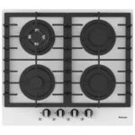 Plaque de Cuisson FOCUS F405W 4 Feux 60cm Blanc