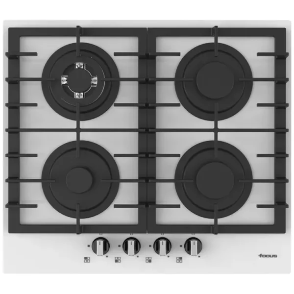 Plaque de Cuisson FOCUS F405W 4 Feux 60cm Blanc