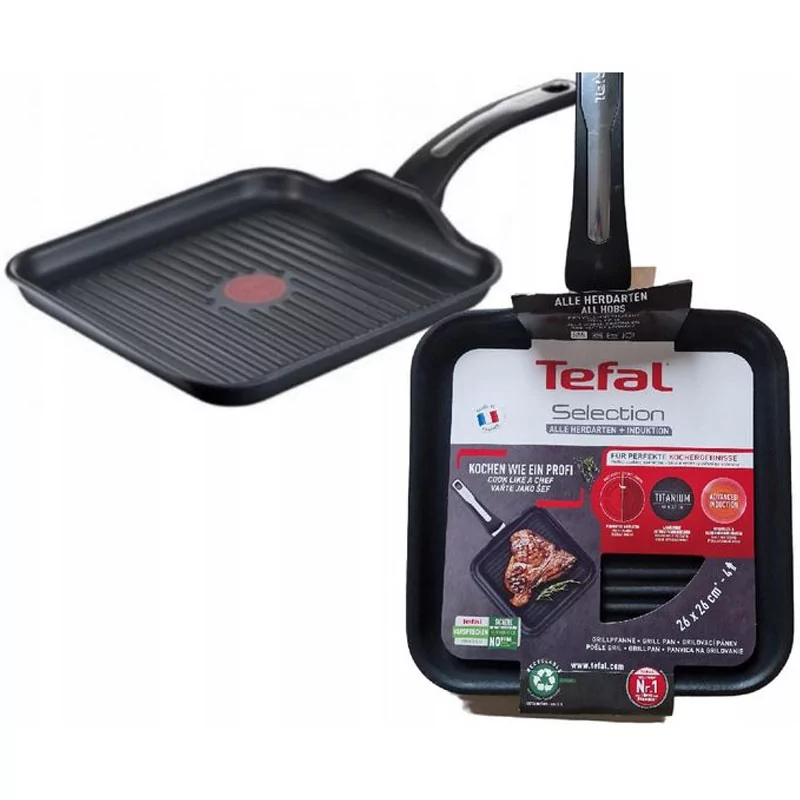 Poêle Grille Tefal Sélection 26 x 26cm – G2844032 - Tefal