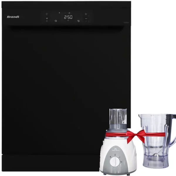 Lave Vaisselle Brandt DFH167TB 16 Couverts Noir