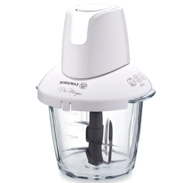 Hachoir en Verre KORKMAZ Pro Magic A460-08 Blanc