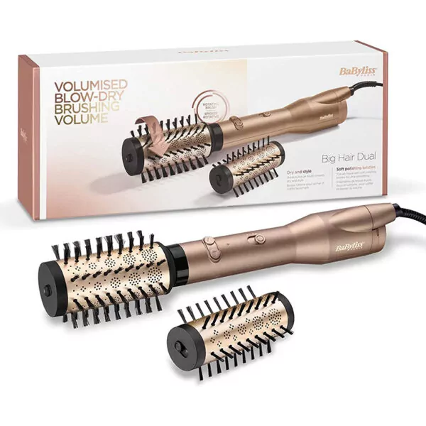 Brosse Soufflante Babyliss Big Hair Dual 650W Gold (AS952E)