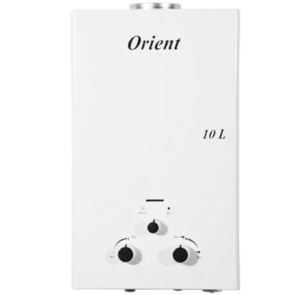 Chauffe-Bain ORIENT Gaz Naturel 10L/min – Puissance 20KW & Sécurité au Meilleur Prix en Tunisie