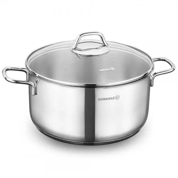 Faitout KORKMAZ Perla A1572 28x14 Cm Inox