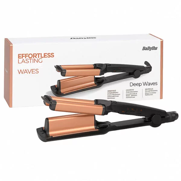 Fer À Boucler BaByliss Deep Waves W2447E Noir & Rose Gold