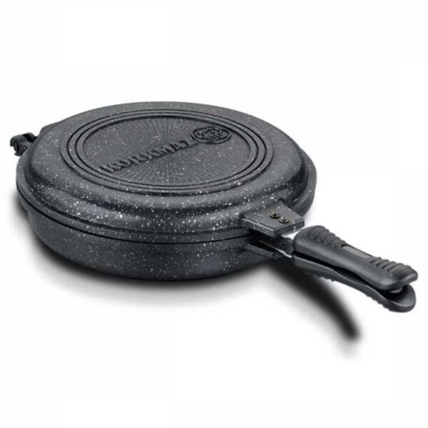Poêle Grill Ronde KORKMAZ 28 cm Noir