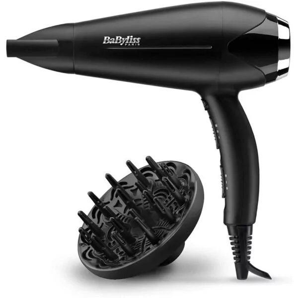 Sèche Cheveux BaByliss Turbo Smooth Avec Diffuseur 2200W (D572DE)