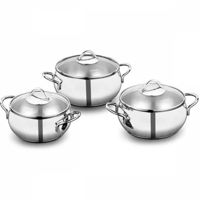 SET Cookware 6 PIÈCES KORKAMZ TOMBIK A1801 INOX