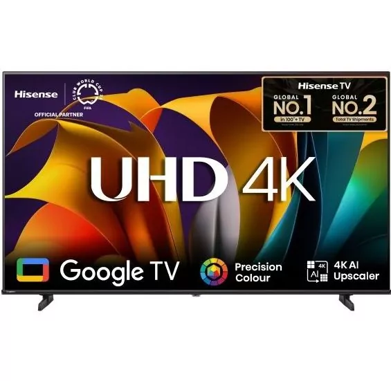 Smart TV Hisense A6GN 50" 4K UHD Google TV – Dolby Vision & Mode Jeu au Meilleur Prix en Tunisie