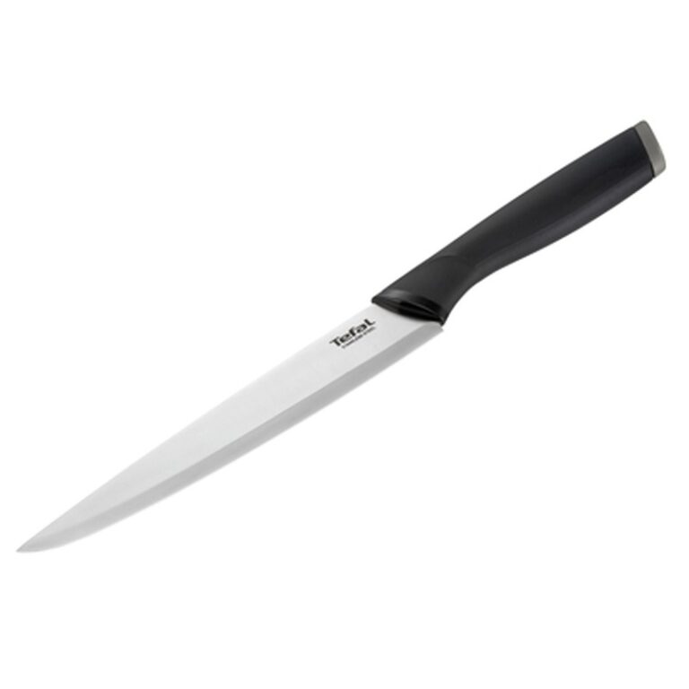 Couteau à trancher TEFAL Comfort 20cm K2213704 - Noir