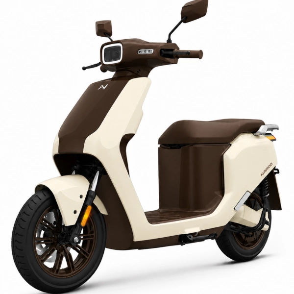 Scooter Électrique LVNENG NCS GENUIS - Crème et Marron